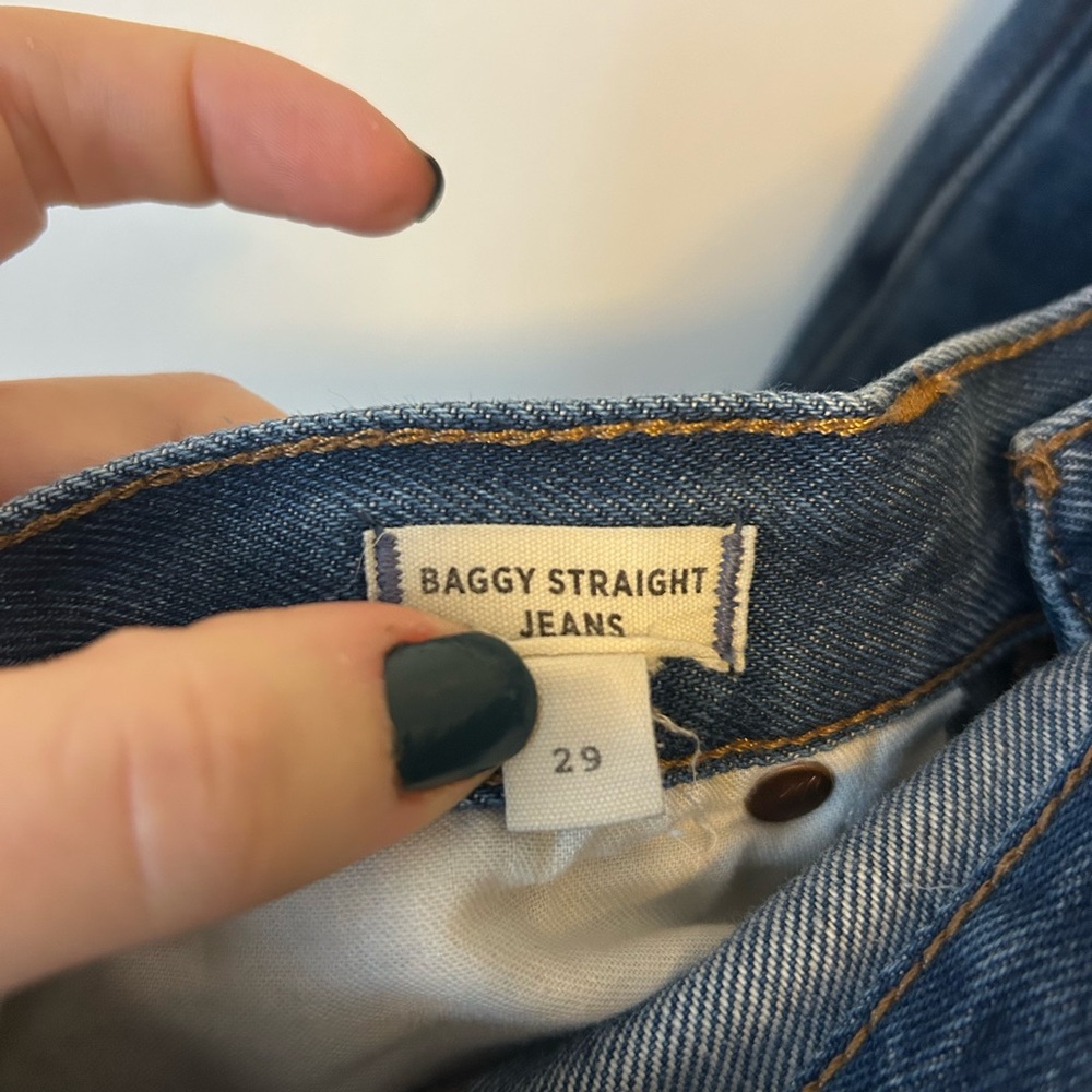 Madewell Baggy Straight Jeans - Picture 6 of 6